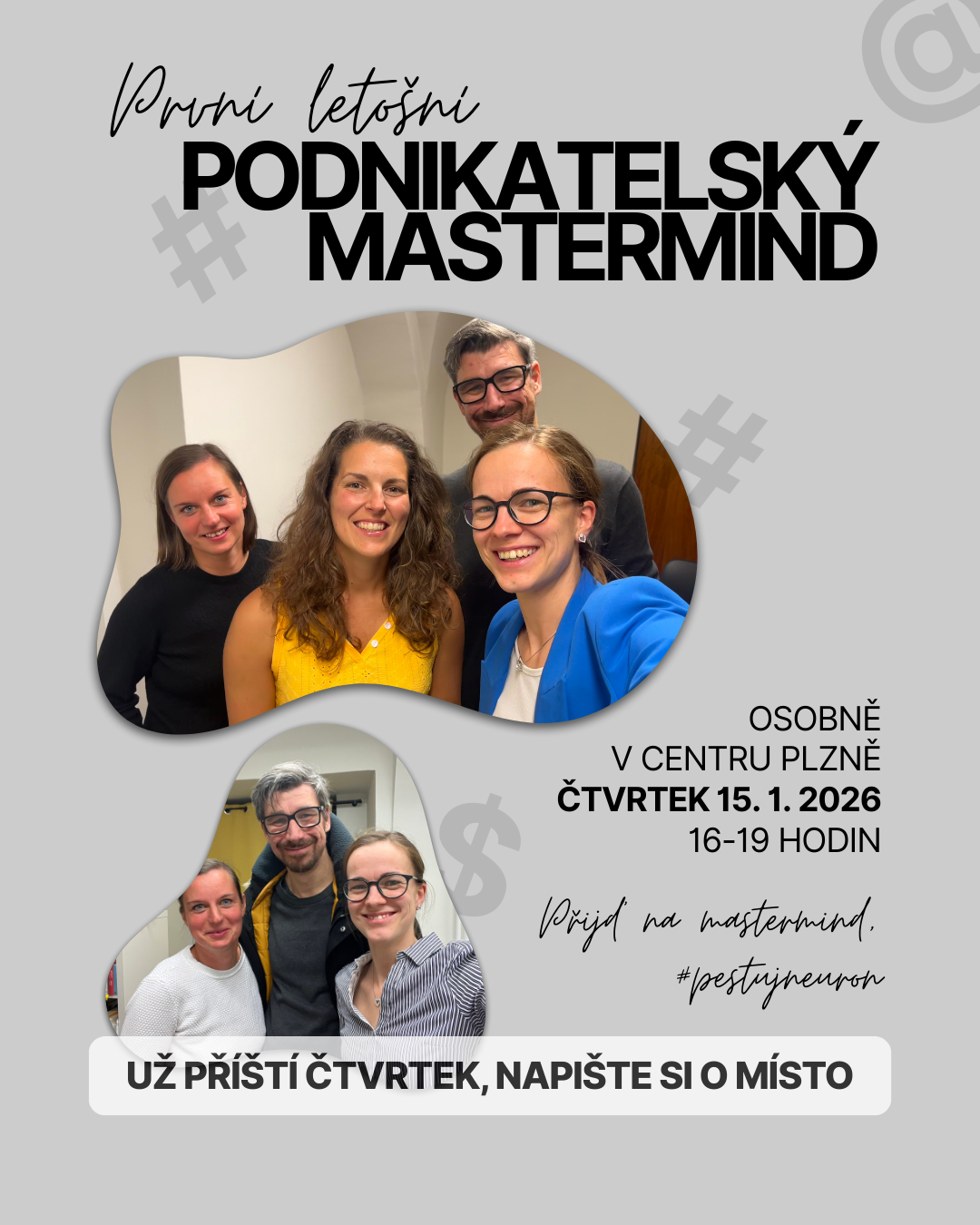 Podnikatelský mastermind v Plzni_Pěstuj neuron